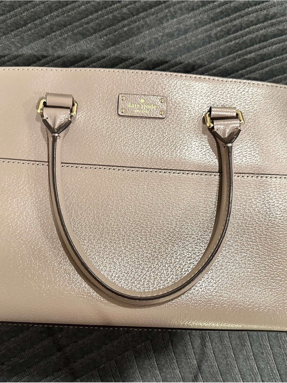 Kate Spade Pebbled Leather Satchel Handbag